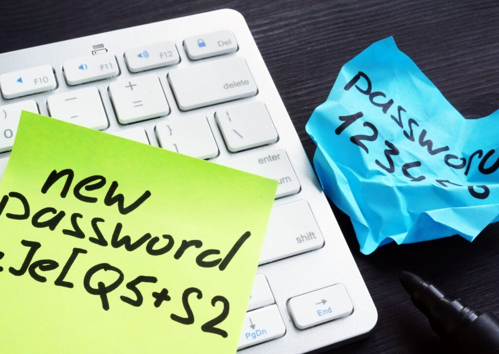 Weak passwords of 1234 and admin to be banned 